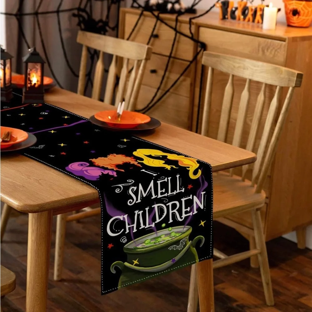 I Smell Children Hocus Pocus Table Runner 13x90
